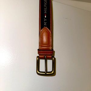 Tommy Hilfiger Printed leather belt